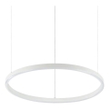 Ideal Lux - Suspension LED sur câble ORACLE SLIM LED/29W/230V 2700K IRC 90 Ø 50 cm blanche