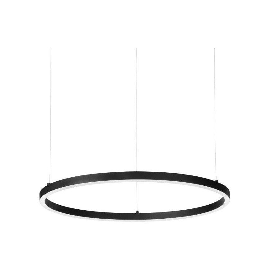 Ideal Lux - Suspension LED sur câble ORACLE SLIM LED 29 W / 230 V 2700 K IRC 90 Ø 50 cm noir