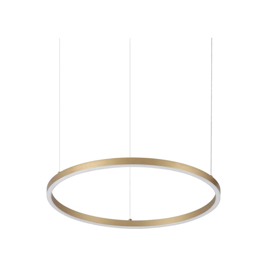 Ideal Lux - Suspension LED sur câble ORACLE SLIM LED/29W/230V 3000K CRI 90 Ø 50 cm dorée