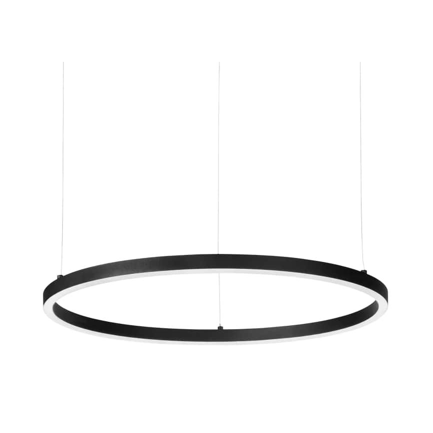 Ideal Lux - Suspension LED dimmable sur câble ORACLE SLIM LED/40W/230V 3000K IRC 90 Ø 70 cm noir