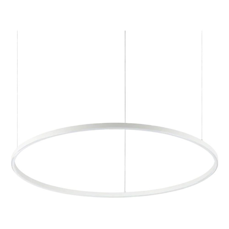Ideal Lux - Suspension LED sur câble ORACLE SLIM LED/53W/230V 2700K CRI 90 Ø 90 cm blanche
