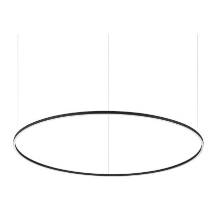 Ideal Lux - Suspension LED dimmable sur câble ORACLE SLIM LED/77W/230V 3000K CRI 90 Ø 150 cm noir