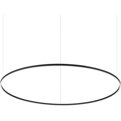 Ideal Lux - Suspension LED sur câble ORACLE SLIM LED/83W/230V 2700K CRI 90 Ø 150 cm noir