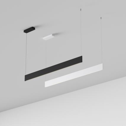 Ideal Lux - Suspension LED sur câble STEEL LED/24W/230V 3000K CRI 90 120 cm noire