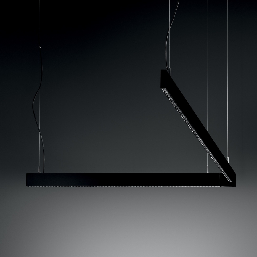 Ideal Lux - Suspension LED sur câble STEEL LED/29W/230V 3000K IRC 90 120 cm noir