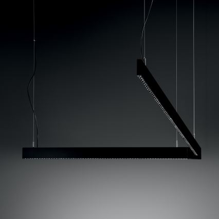 Ideal Lux - Suspension LED sur câble STEEL LED/29W/230V 4000K IRC 90 120 cm noir