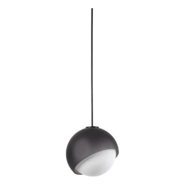 Ideal Lux - Suspension sur câble BLOOM 1xE27/42W/230V Ø 17 cm noire