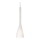 Ideal Lux - Suspension sur câble FLUT 1xE14/40W/230V Ø 10,5 cm blanche