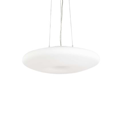 Ideal Lux - Suspension sur câble GLORY 3xE27/60W/230V Ø 50 cm blanche