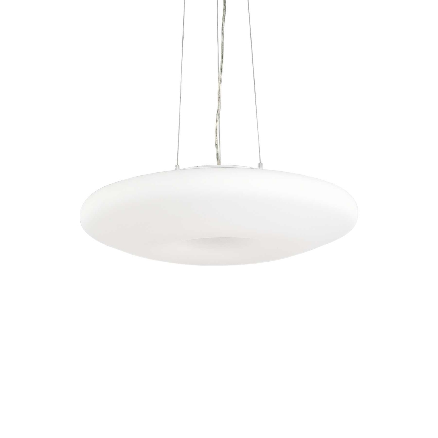 Ideal Lux - Suspension sur câble GLORY 3xE27/60W/230V Ø 50 cm blanche