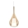 Ideal Lux - Suspension sur câble KALIQUE 1xE27/42W/230V Ø 18 cm beige fumé