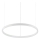 Ideal Lux - suspension sur câble LED ORACLE SLIM LED/29W/230V 3000K IRC 90 Ø 50 cm blanc