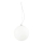 Ideal Lux - Suspension sur câble MAPA 1xE27/42W/230V Ø 30 cm blanche