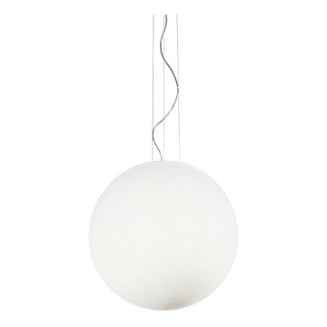 Ideal Lux - Suspension sur câble MAPA 1xE27/42W/230V Ø 50 cm blanche