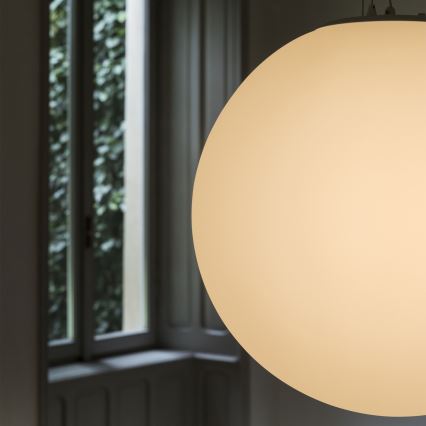 Ideal Lux - Suspension sur câble MAPA 1xE27/42W/230V Ø 50 cm blanche