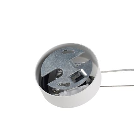 Ideal Lux - Suspension sur câble MAPA 1xE27/42W/230V Ø 50 cm blanche