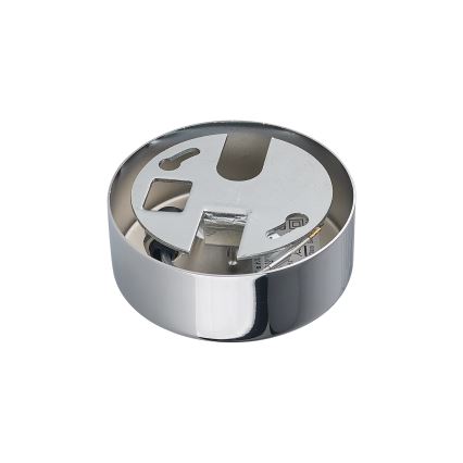 Ideal Lux - Suspension sur câble NODI 9xE14/28W/230V Ø 80 cm chrome brillant/blanc