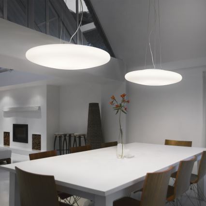 Ideal Lux - Suspension sur câble SMARTIES 3xE27/42W/230V 50 cm blanche