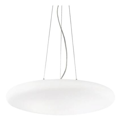 Ideal Lux - Suspension sur câble SMARTIES 3xE27/42W/230V Ø 42,5 cm blanche