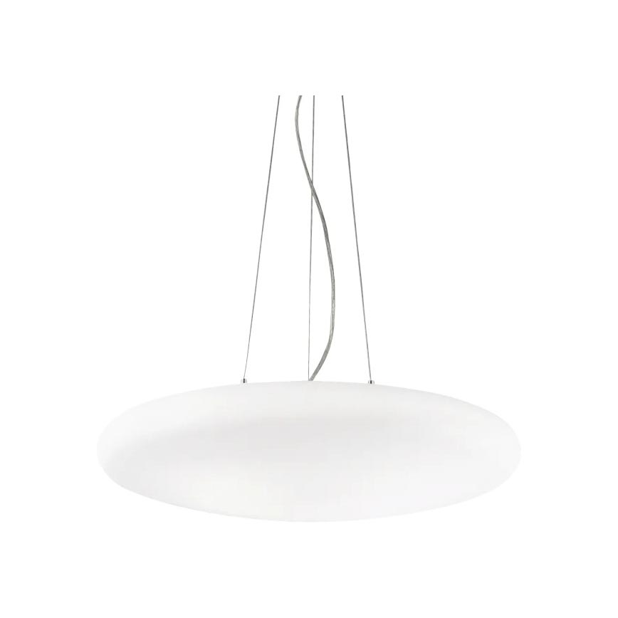 Ideal Lux - Suspension sur câble SMARTIES 3xE27/42W/230V Ø 42,5 cm blanche