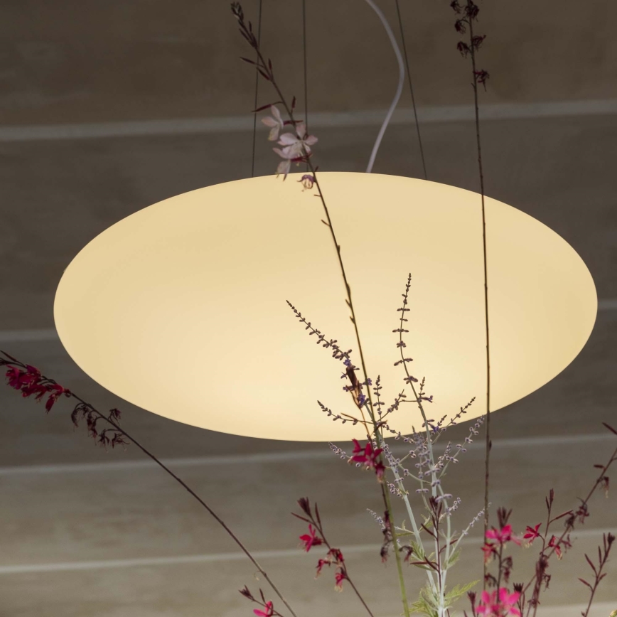 Ideal Lux - Suspension sur câble SMARTIES 3xE27/42W/230V Ø 42,5 cm blanche