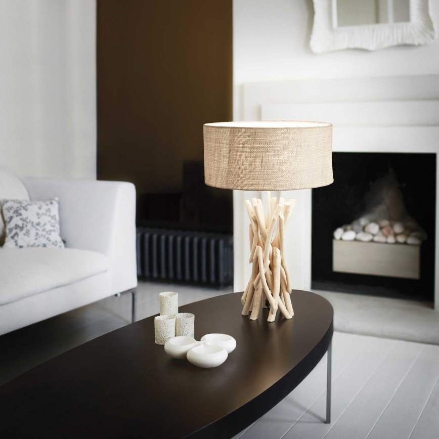 Ideal Lux - Tafellamp DRIFTWOOD 1xE27/60W/230V guave