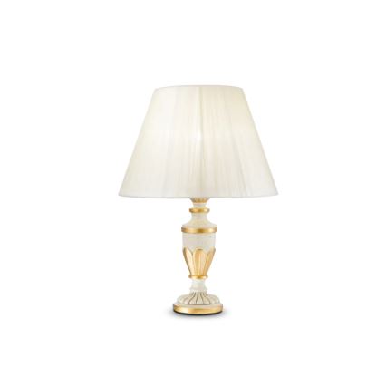 Ideal Lux - Tafellamp FIRENZE 1xE14/40W/230V wit/goud