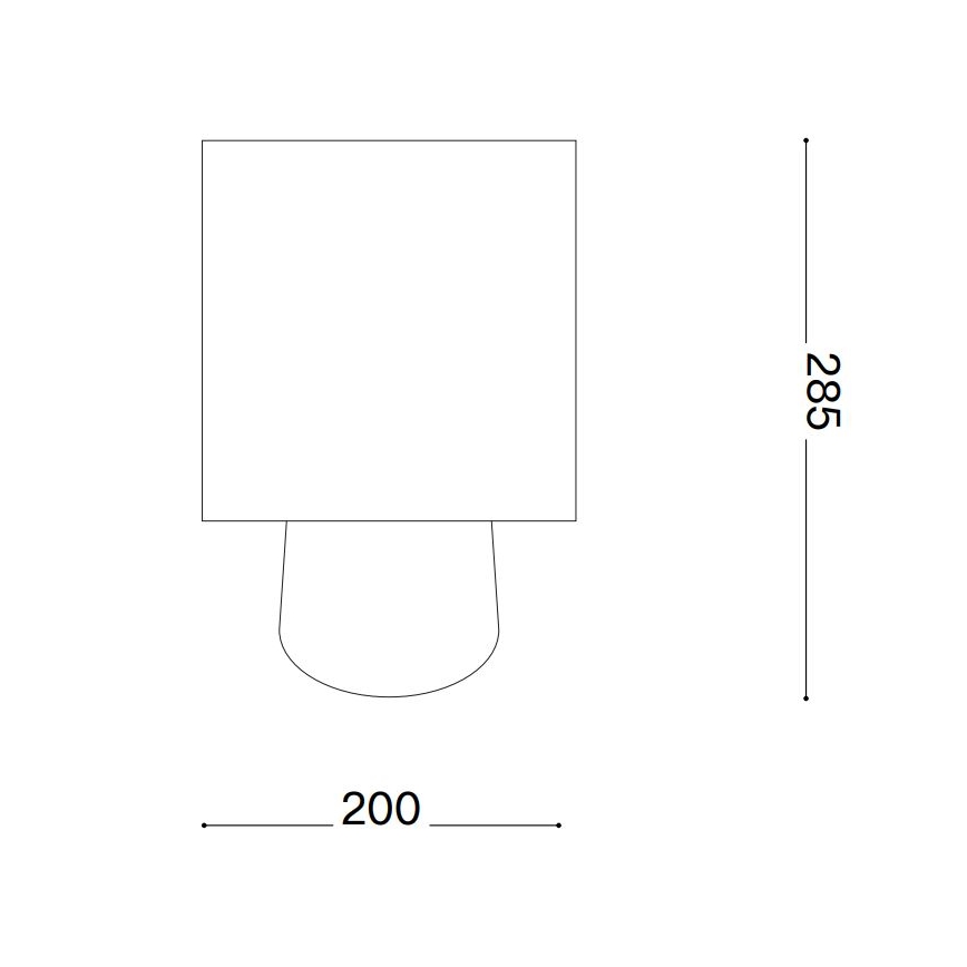 Ideal Lux - Tafellamp KALI 1xE14/40W/230V keramiek/crème/beige