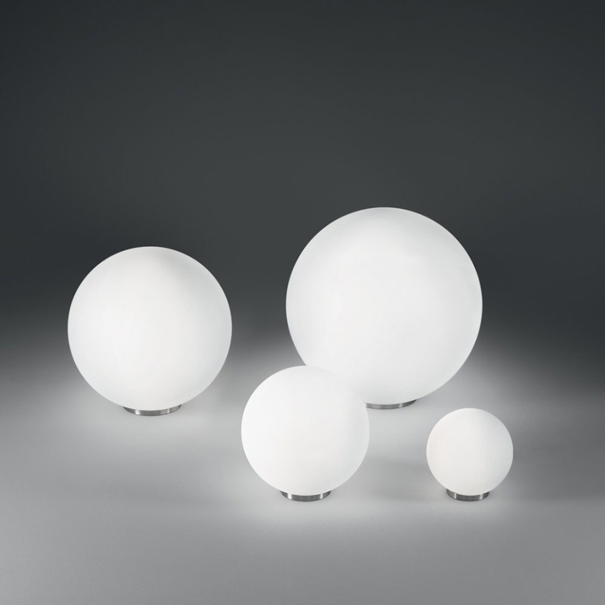 Ideal Lux - Tafellamp MAPA 1xE27/42W/230V Ø 30 cm wit