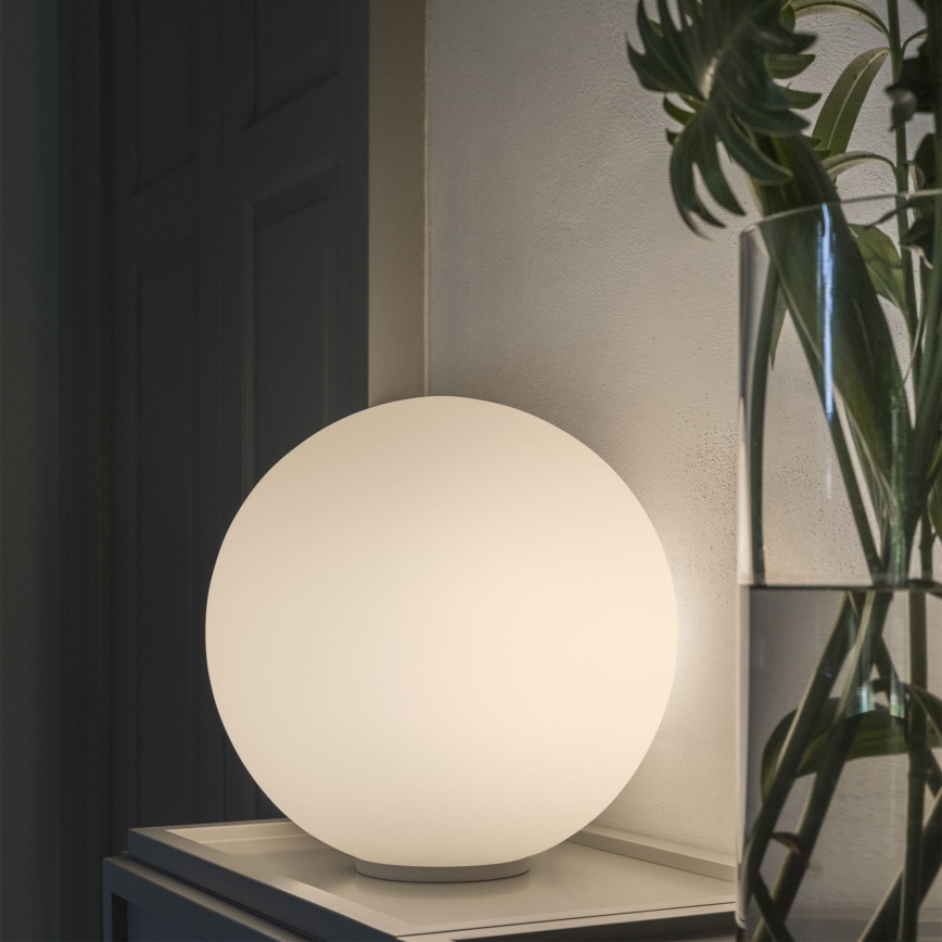 Ideal Lux - Tafellamp MAPA 1xE27/42W/230V Ø 40 cm wit