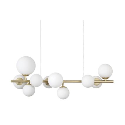 Ideal Lux - Vervangende lampenkap voor kroonluchter/armatuur/lamp PERLAGE Ø 12 cm wit