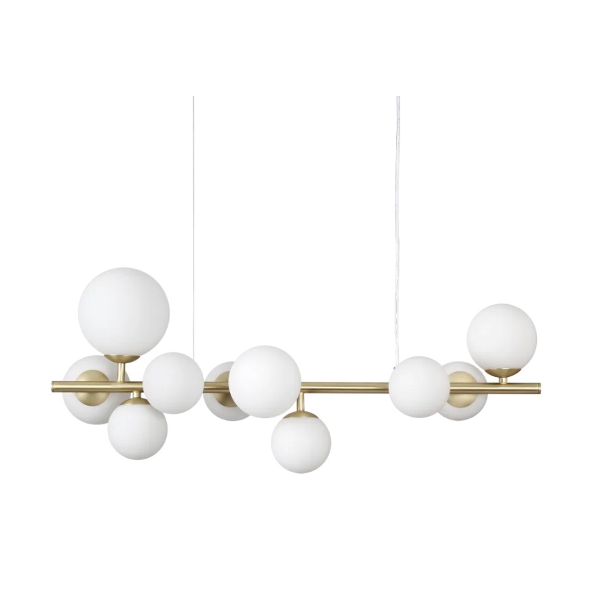 Ideal Lux - Vervangende lampenkap voor kroonluchter/armatuur/lamp PERLAGE Ø 12 cm wit