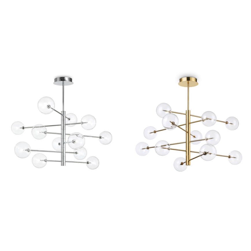 Ideal Lux - Vervangende lampenkap voor kroonluchter en lamp EQUINOXE Ø 15 cm, helder