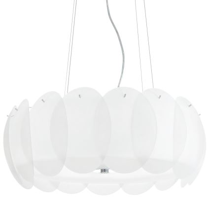Ideal Lux - Vervangende lampenkap voor OVALINO-kroonluchter en plafondlamp, wit