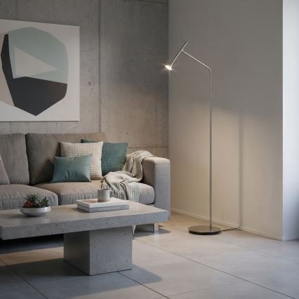 Ideal Lux - Vloerlamp DIESIS LED/4,5W/230V CRI 95 mat chroom