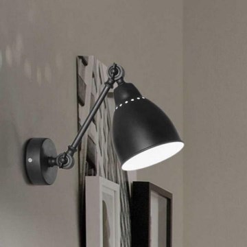 Ideal Lux - Wandlamp 1xE27/42W/230V zwart