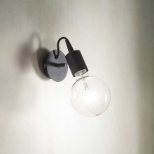 Ideal Lux - Wandlamp 1xE27/60W/230V zwart