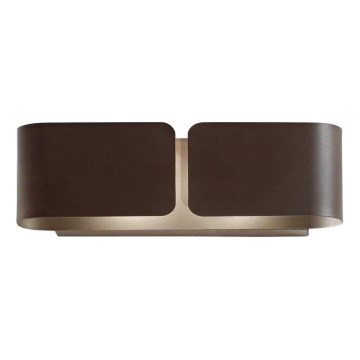 Ideal Lux - Wandlamp CLIP 2xE27/60W/230V bruin
