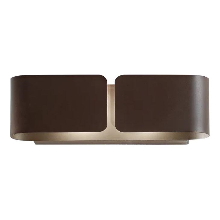 Ideal Lux - Wandlamp CLIP 2xE27/60W/230V bruin