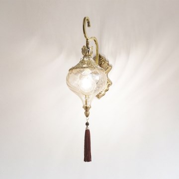 Ideal Lux - Wandlamp HAREM 1xE27/42W/230V messing