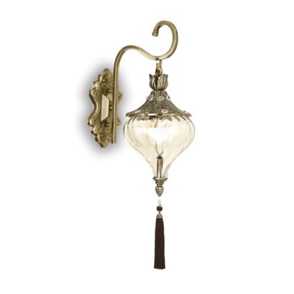 Ideal Lux - Wandlamp HAREM 1xE27/42W/230V messing