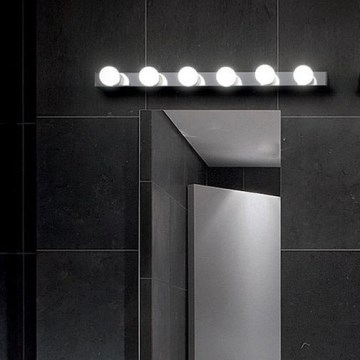 Ideal Lux - Wandlamp PRIVE 6xE14/40W/230V glanzend chroom