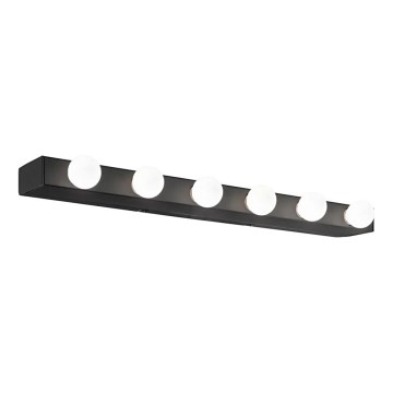 Ideal Lux - Wandlamp PRIVE 6xE14/40W/230V zwart
