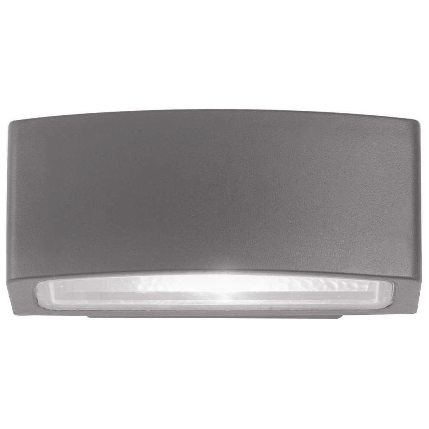 Ideal Lux - Wandlamp voor buiten ANDROMEDA 1xE27/60W/230V IP55 antraciet