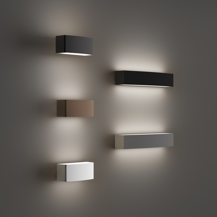 Ideal Lux - Wandlamp voor buiten ANDROMEDA 1xE27/60W/230V IP55 zwart