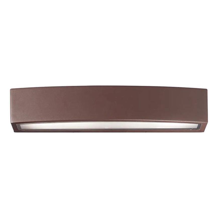 Ideal Lux - Wandlamp voor buiten ANDROMEDA 2xE27/60W/230V IP55 bruin