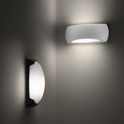 Ideal Lux - Wandlamp voor buiten FELIX 1xE27/23W/230V IP66 wit
