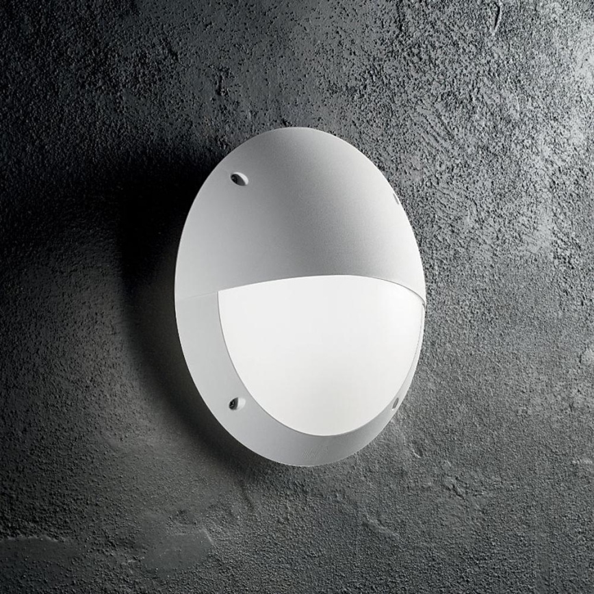Ideal Lux - Wandlamp voor buiten LUCIA 1xE27/23W/230V IP66 wit