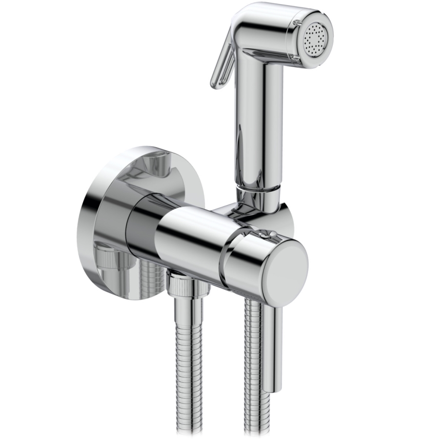 Ideal Standard A5809AA - Mitigeur encastrable pour bidet IDEALSPRAY, chrome brillant