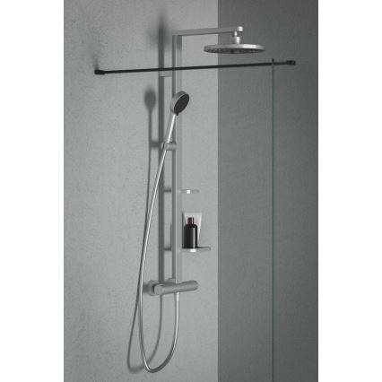 Ideal Standard BD583SI - Ensemble de douche avec mitigeur thermostatique CERATHERM ALU+ argenté